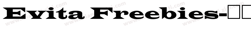 Evita Freebies字体转换
